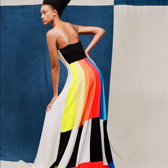 ISO Christopher John Rogers colorblock gown. Bergdorf’s and Saks. In size 4 or 6 - Picture 3 of 3
